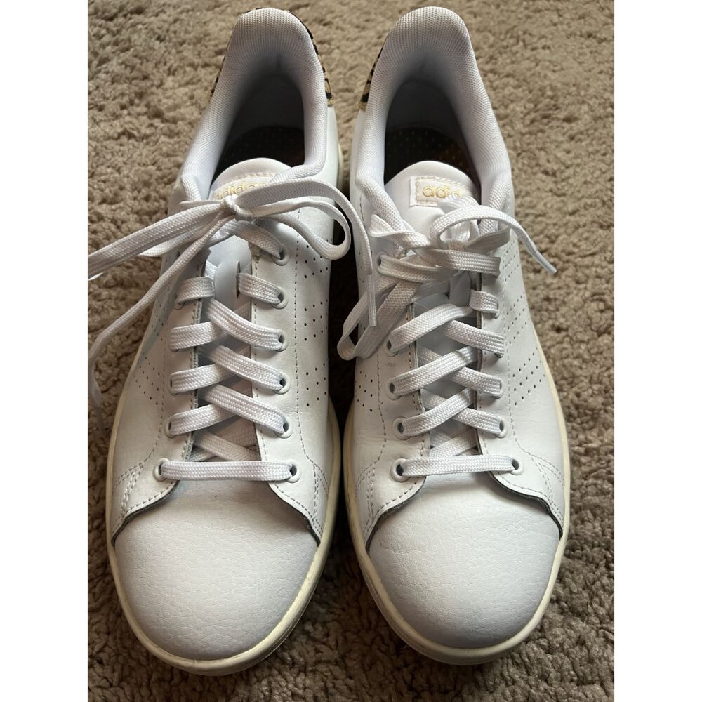 Adidas Women's Advantage Lace Up Sneakers, Tennis Shoes Casual - White.  Size 10 - Picture 2 of 11